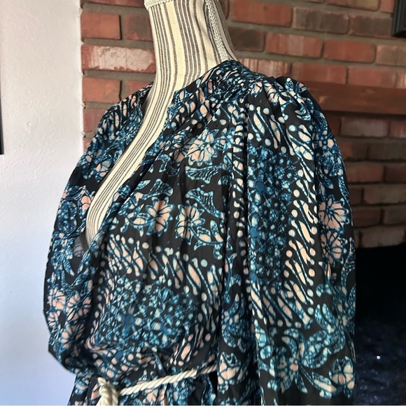 NWT Ulla Johnson Nerissa Belted Coverup Mini Dress in Azure Sz L - Picture 7 of 12